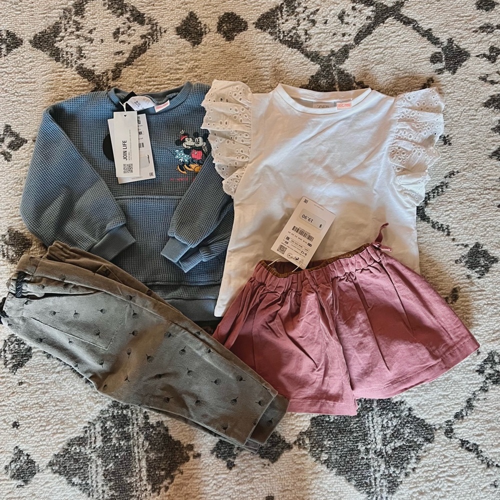 Zara baby girl size 9-12m lot